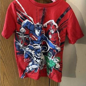 Justice League Boys Short Sleeve Shirt
